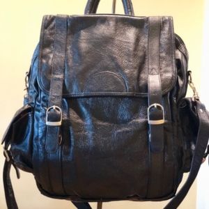 Unique APC Black Leather Bag
